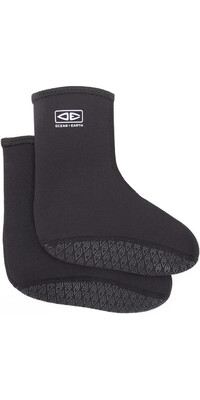 2024 Ocean and Earth 1mm Neoprene Wetsuit Bootie Socks OESABO02 - Black